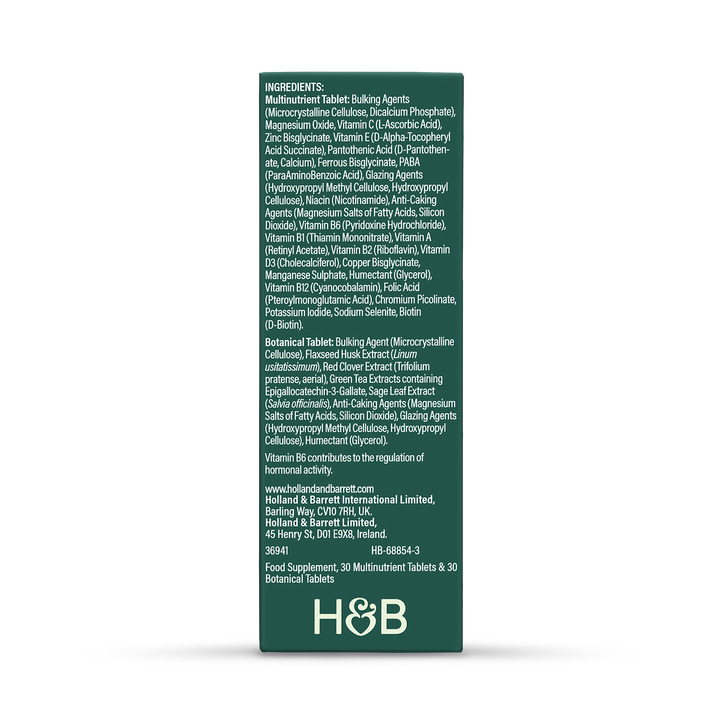 Holland & Barrett Menopause Complex 60 Tablets